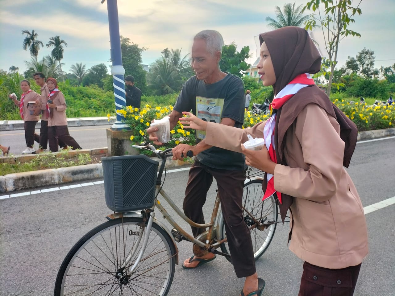 Pramuka Smk Negeri 1 Tebing Tinggi Berbagi Di Bulan Suci Ramadhan